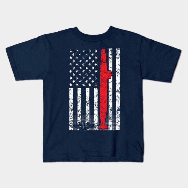 AMERICAN SUBMARINER Kids T-Shirt by RelevantArt